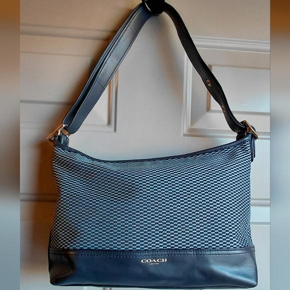 Coach Legacy Jack Road Blue Shoulder Bag - Style # 20937 - Picture 2 of 13
